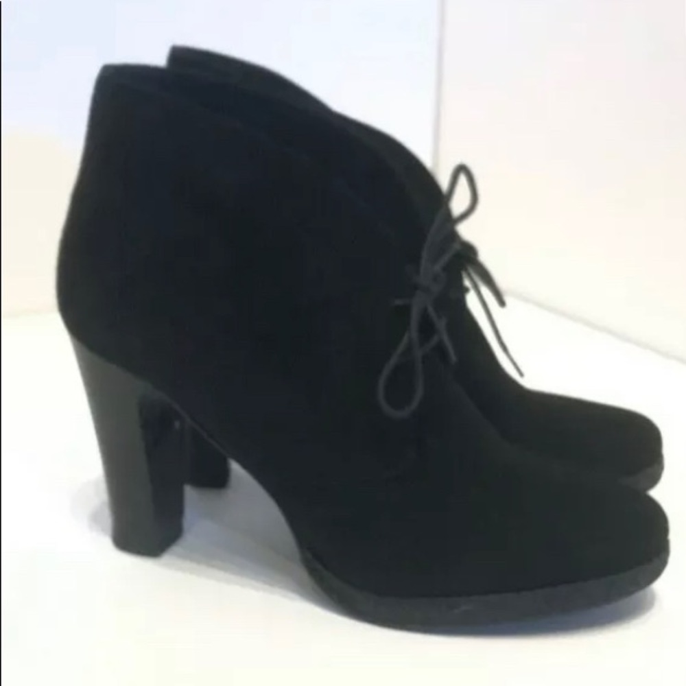 Jcrew, Flannery Suede Block Heel, Ankle Boots